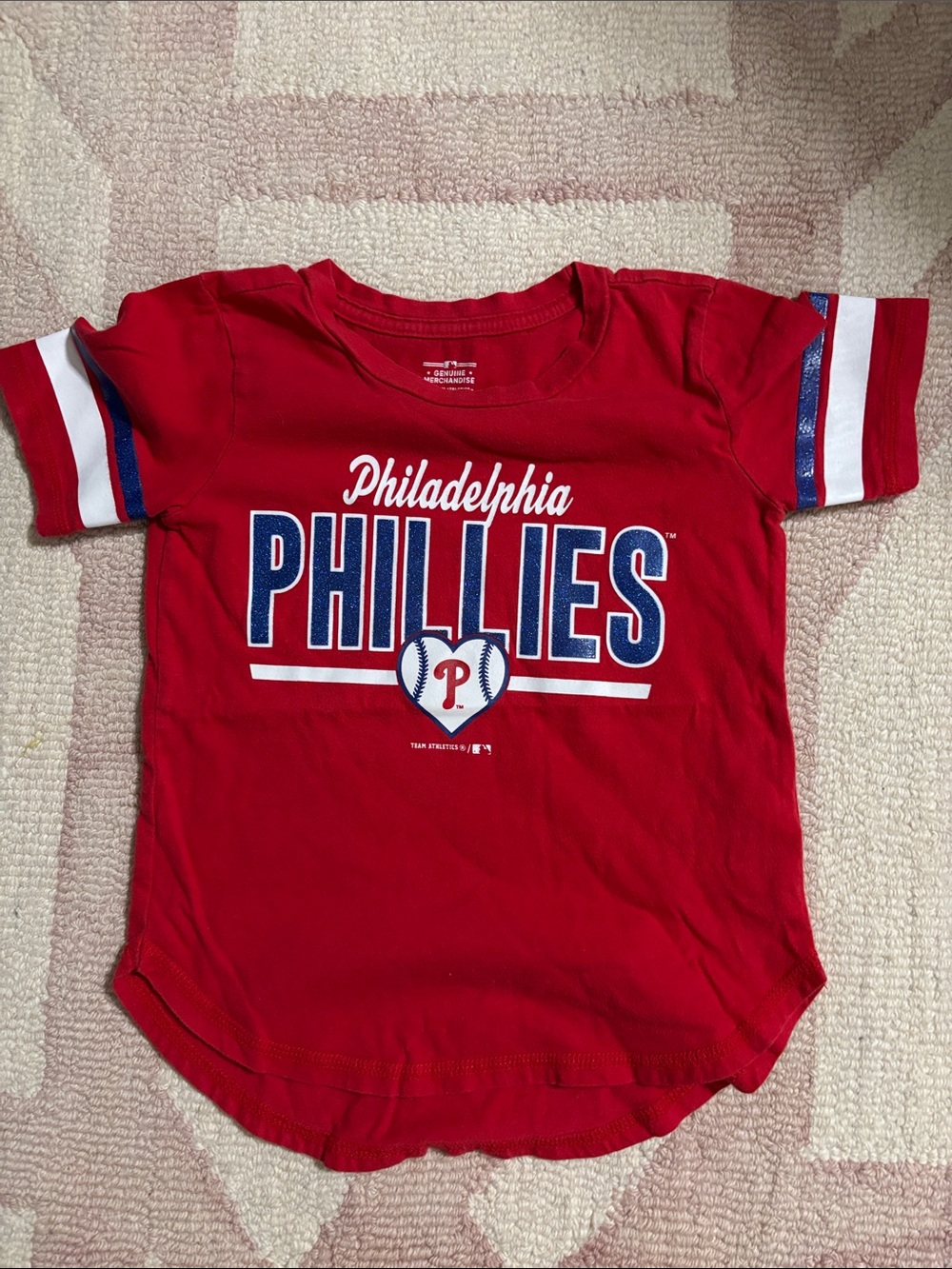 Philadelphia Phillies Red Kids Tee - Official MLB Shirt